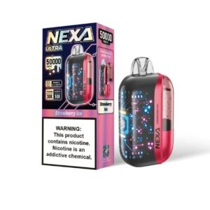 Strawberry Ice Nexa Ultra 50000 Disposable Vape – 20mL