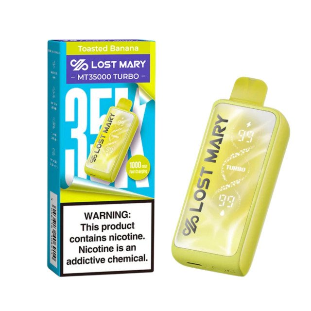 Toasted Banana Lost Mary MT35000 Turbo Disposable Vape