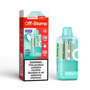 Blueberry Apple Cobbler Off Stamp X Cube Crystal 35K Puffs- Disposable Pod