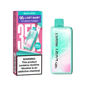 Lost Mary MT35000 Turbo Black Mint Disposable Vape