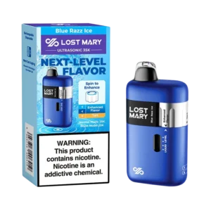Blue Razz Ice Lost Mary Ultrasonic 35000 Puffs Disposable Vape