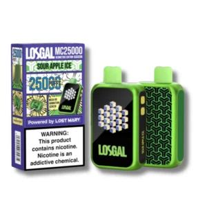 Sour Apple Ice MC25000 LOSGAL 25K – Lost Mary Vape