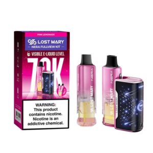 Pink Lemonade Lost Mary NERA Vape Kit 70000 Puffs Disposable