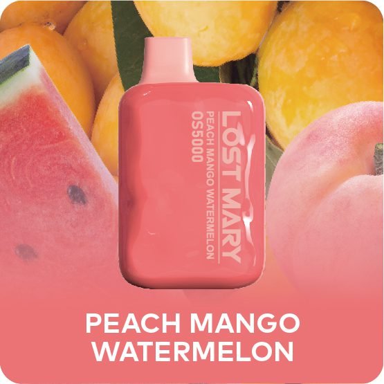 Peach Mango Watermelon Lost Mary OS5000 Vape – Disposable