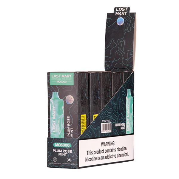Plum Rose Mint Lost Mary MO5000 Disposable Vape