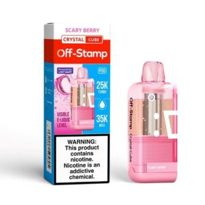 Scary Berry Off Stamp X Cube Crystal 35K Puffs- Disposable Pod