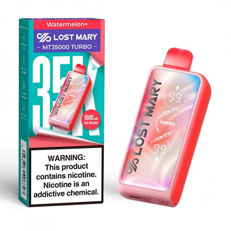WATERMELON+ LOST MARY MT35000 Turbo Disposable Vape